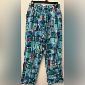 Brooks Brothers Multicolor Plaid Cotton Pants